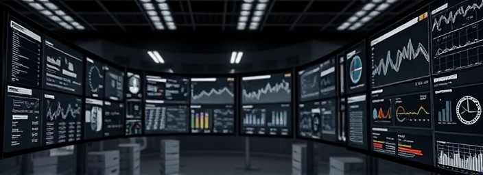 cutting-edge conversion optimization, analytical expression, improving efficiency, photorealistic, collaborative tech lab with interactive panels, highly detailed, real-time performance metrics, optimized processes, monochrome palette, crisp directional lighting, shot with a tilt-shift lens.